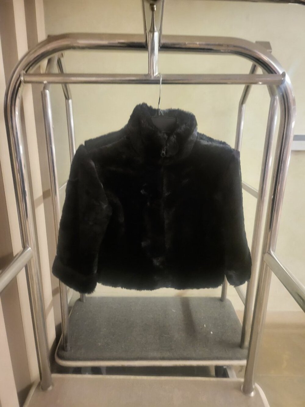 Vintage Little Girls Gap Fur Jacket - Picture 2 of 15
